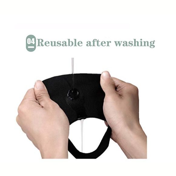 4pc. Discrete Reusable Face Mask - Picture 4 of 6